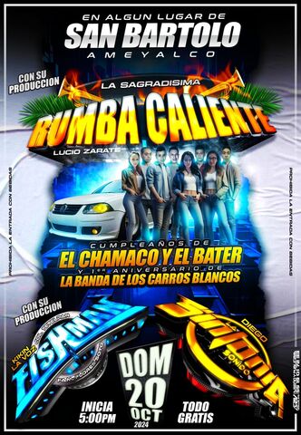 aniversario carros blancos